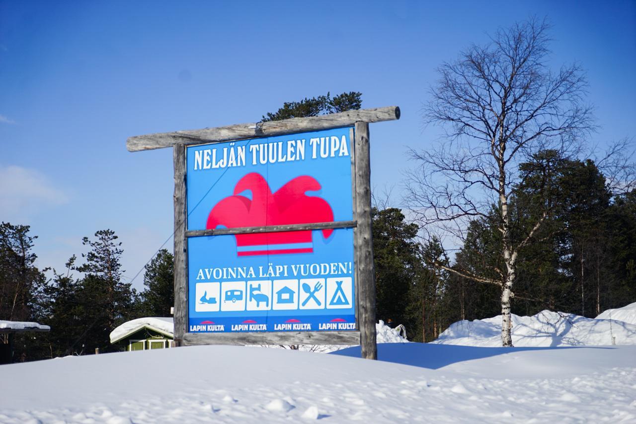 Neljaen Tuulen Tupa Bed & Breakfast Kaamanen Bagian luar foto
